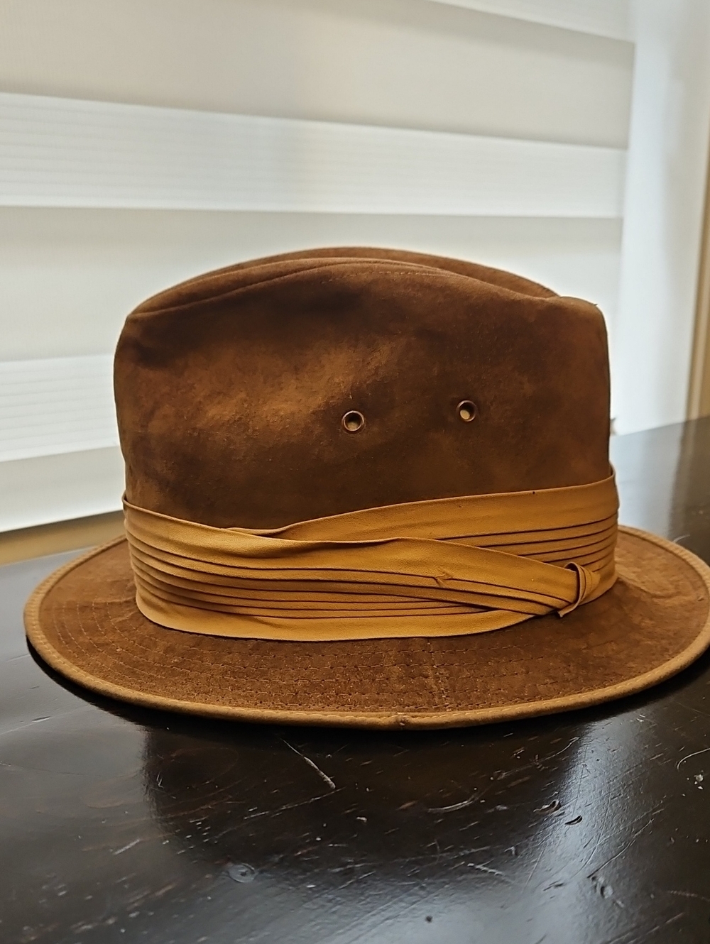 Kangol Vintage Fedora Genuine Suede Hat